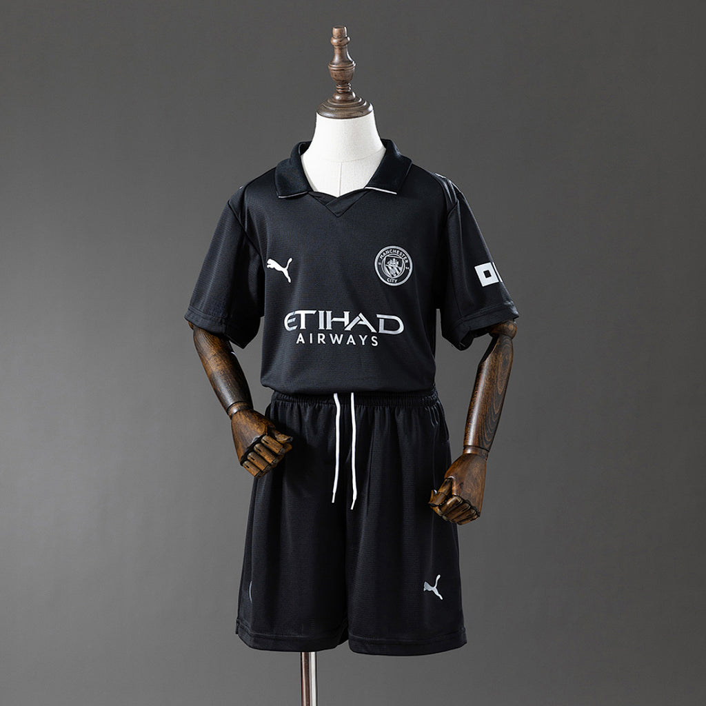Conjunto Niños Manchester City Visita 2025/26 - frente