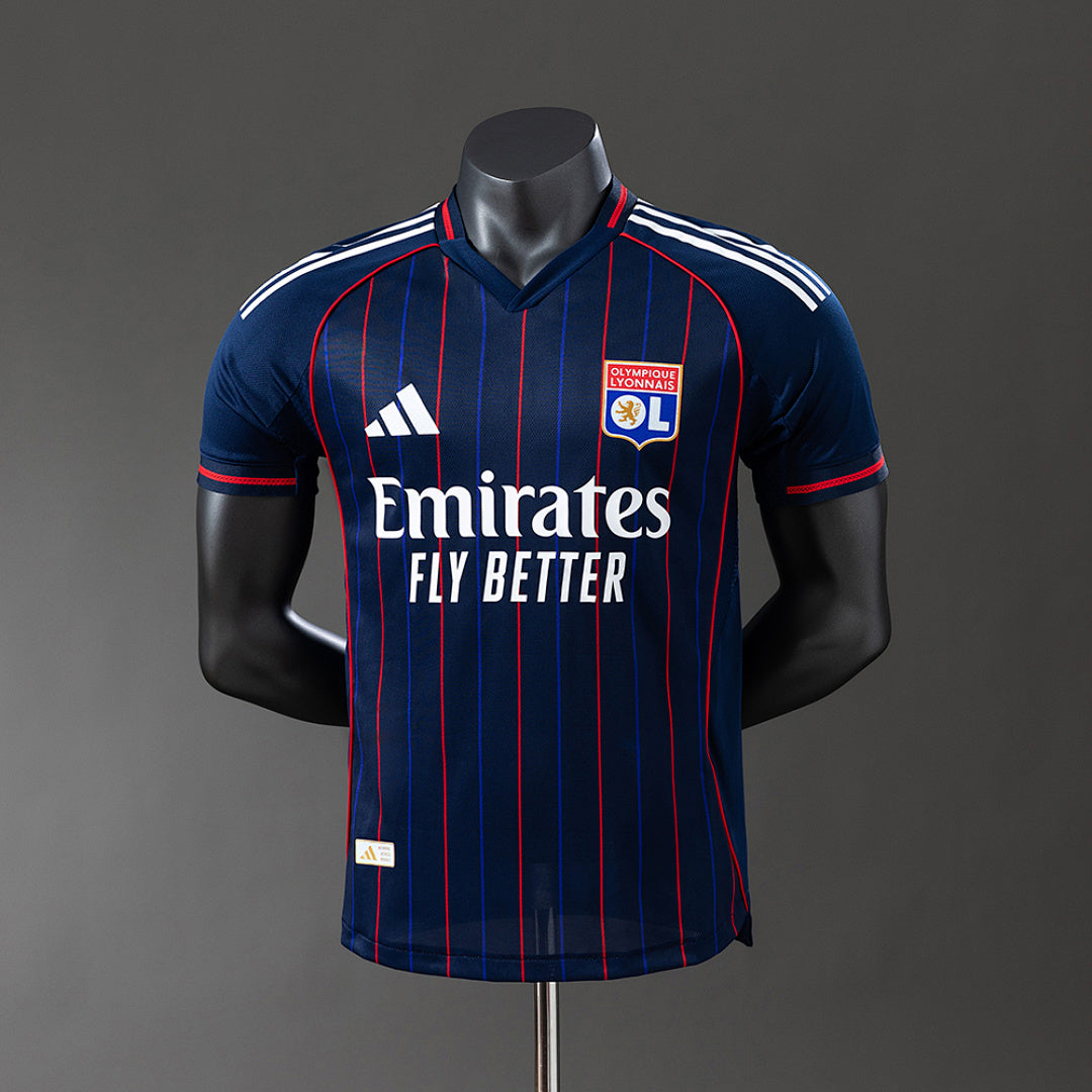 Camiseta Olympique de Lyon Visita 2025/26 Versión Jugador - frente