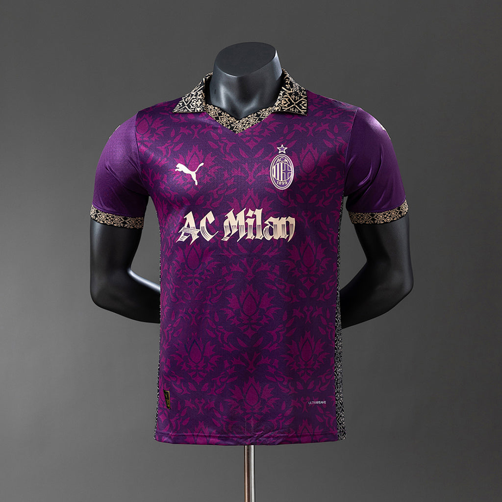 Camiseta AC Milan Morada Edición Especial 2025/26 Versión Jugador - frente