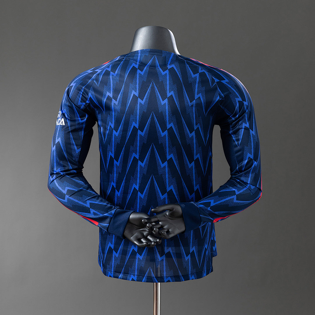 Camiseta Arsenal Visita Manga Larga 2025/26 Versión Jugador - espalda