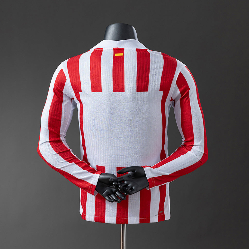 Camiseta Atlético de Madrid Local Manga Larga 2025/26 Versión Jugador - espalda