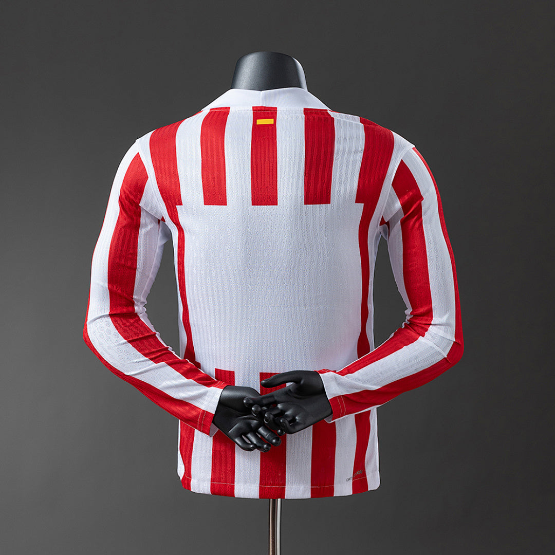 Camiseta Atlético de Madrid Local Manga Larga 2025/26 Versión Jugador - espalda
