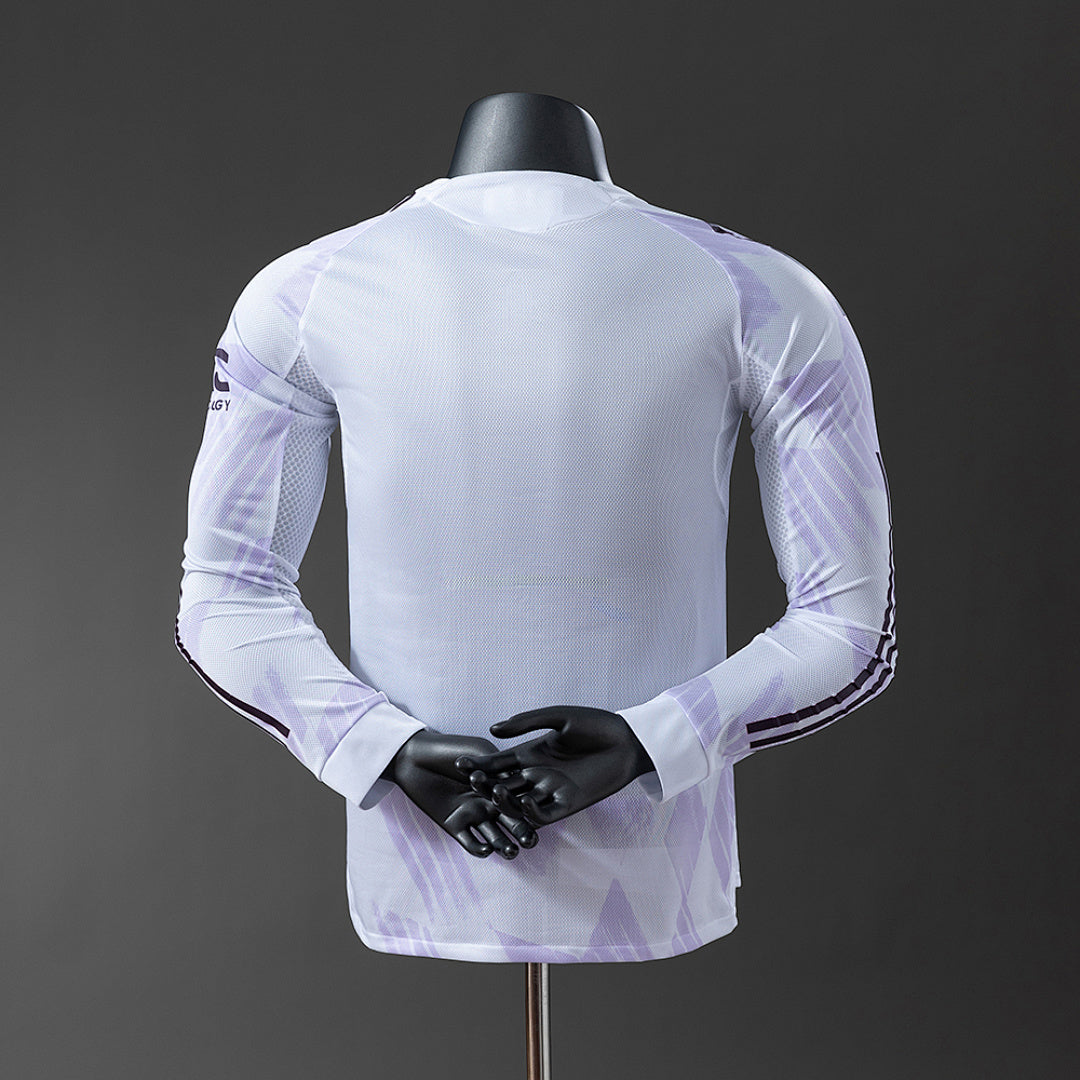 Camiseta Manchester United Visita Manga Larga 2025/26 Versión Jugador - espalda