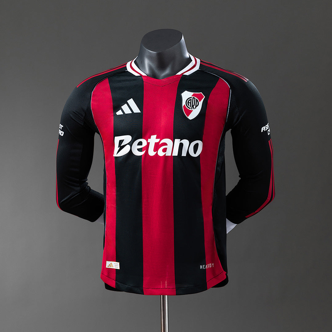 Camiseta River Plate Visita Manga Larga 2025/26 Versión Jugador - frente