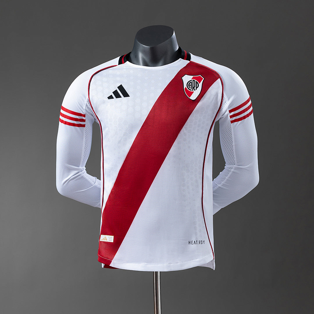 Camiseta River Plate Local Manga Larga 2025/26 Versión Jugador - frente