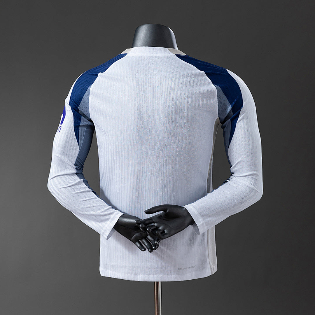 Camiseta Tottenham Hotspur Local Manga Larga 2025/26 Versión Jugador - espalda