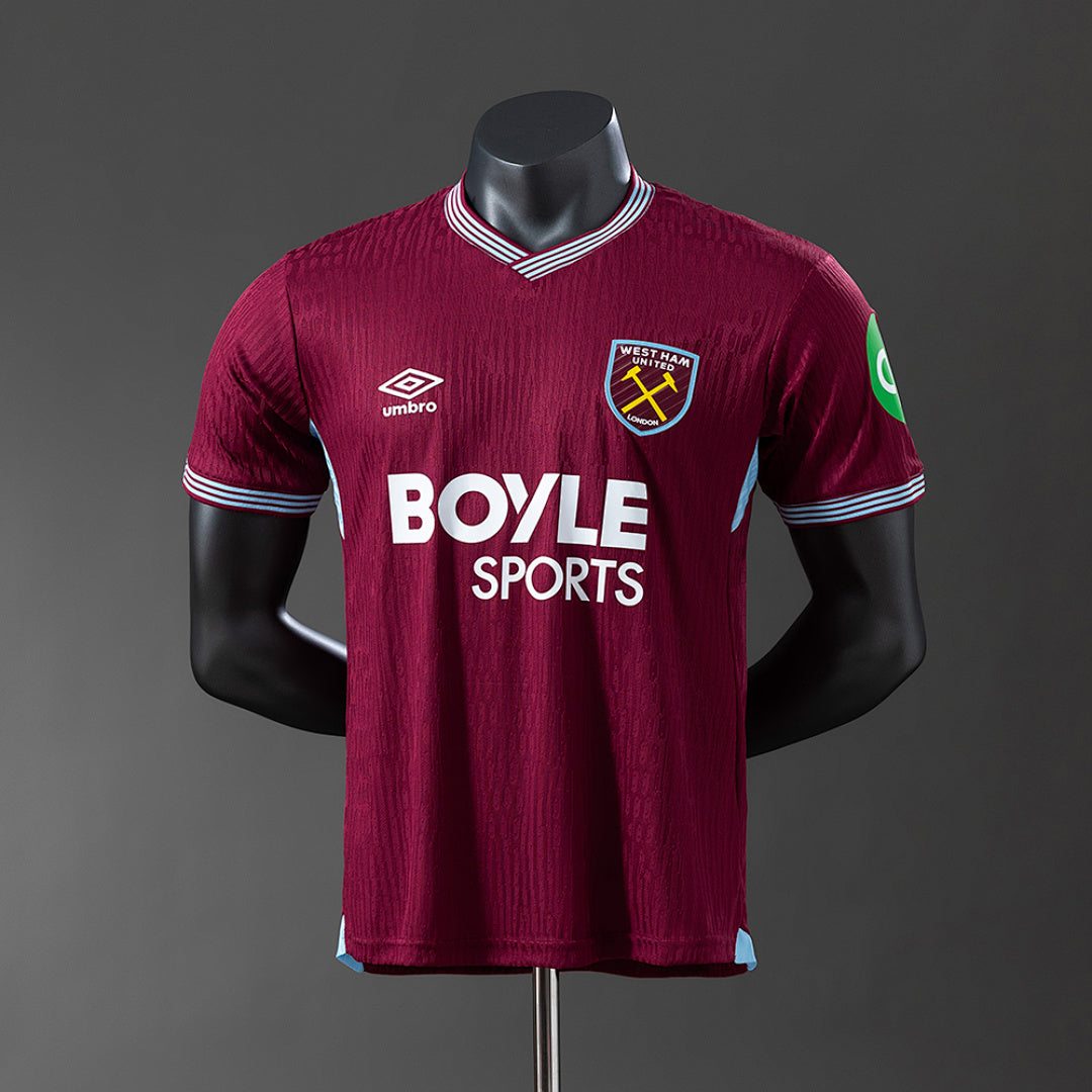 Camiseta West Ham United Local 2025/26 Versión Jugador - frente