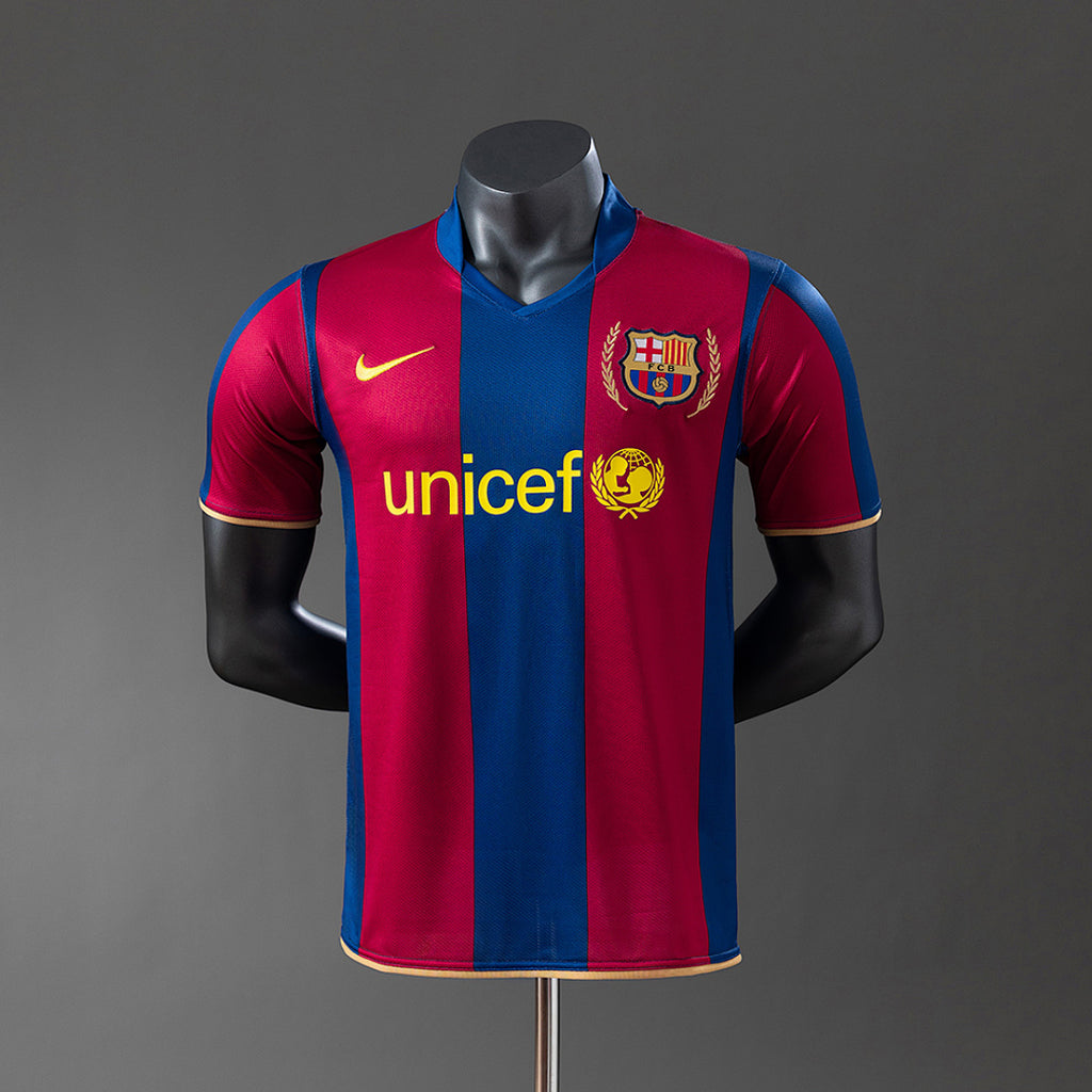 Camiseta Retro FC Barcelona Local 07/08 Versión Jugador - frente