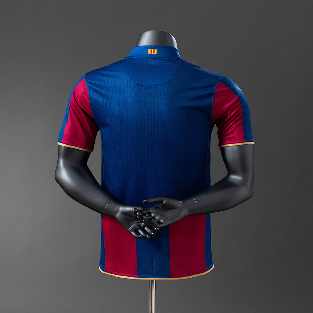 Camiseta Retro FC Barcelona Local 07/08 Versión Jugador - espalda
