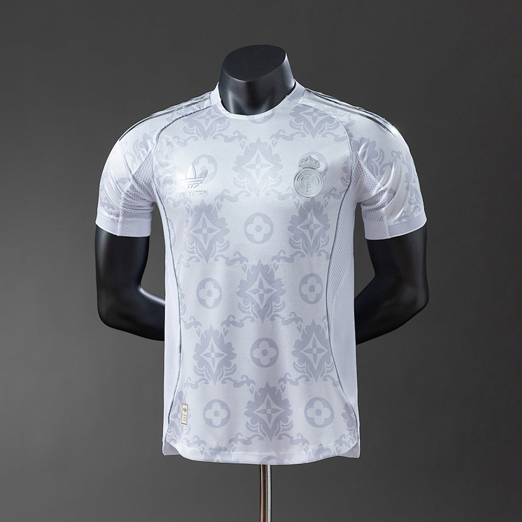 Camiseta Real Madrid Celeste y Gris Edición Especial 2025/26 Versión Jugador - frente