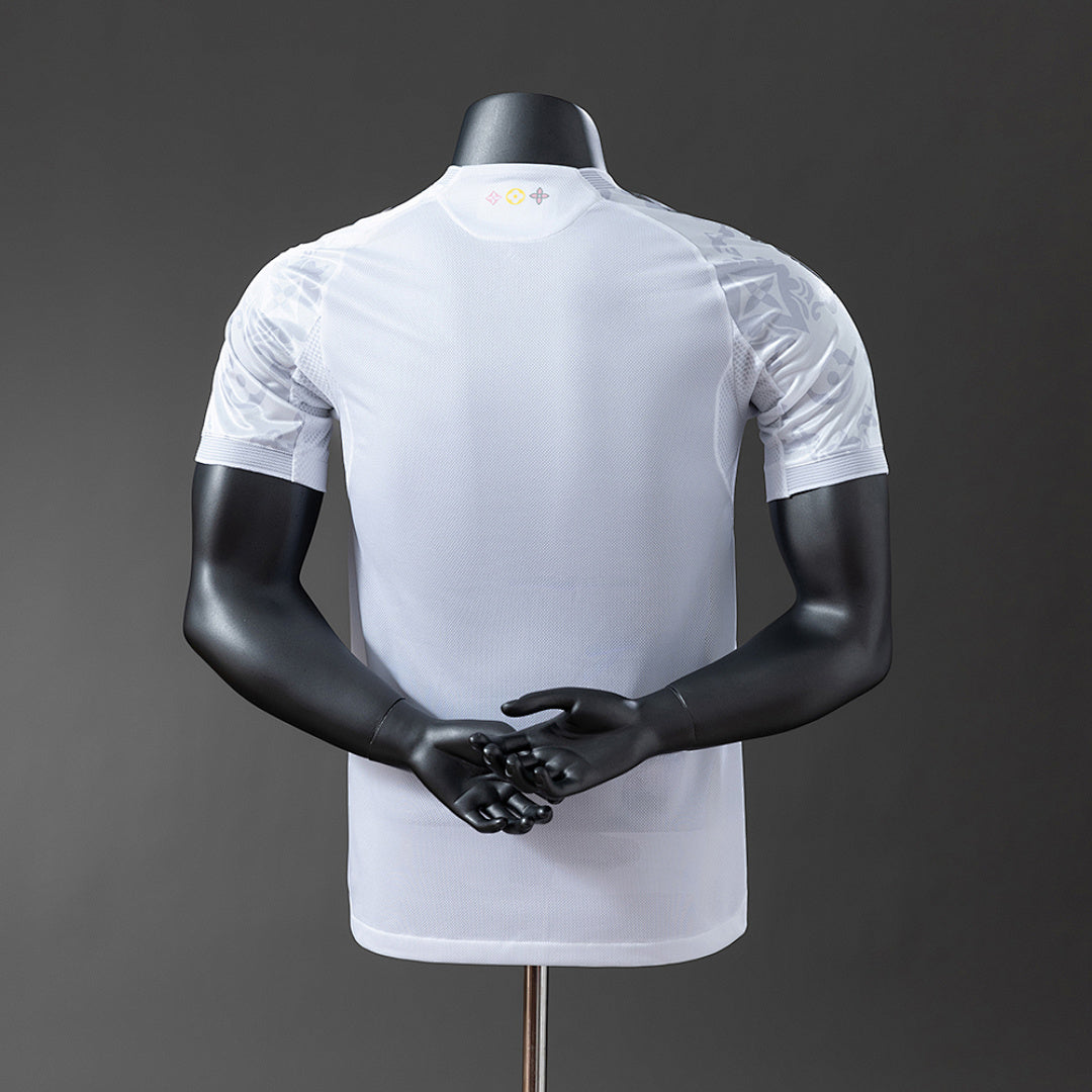 Camiseta Real Madrid Celeste y Gris Edición Especial 2025/26 Versión Jugador - espalda