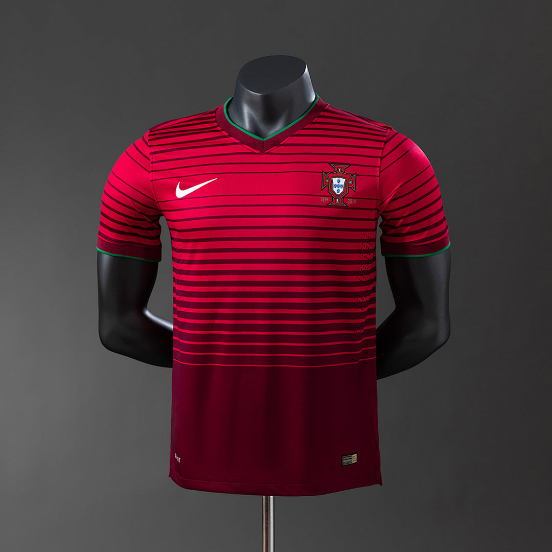 Camiseta Retro Portugal Local 2014 Versión Jugador - frente
