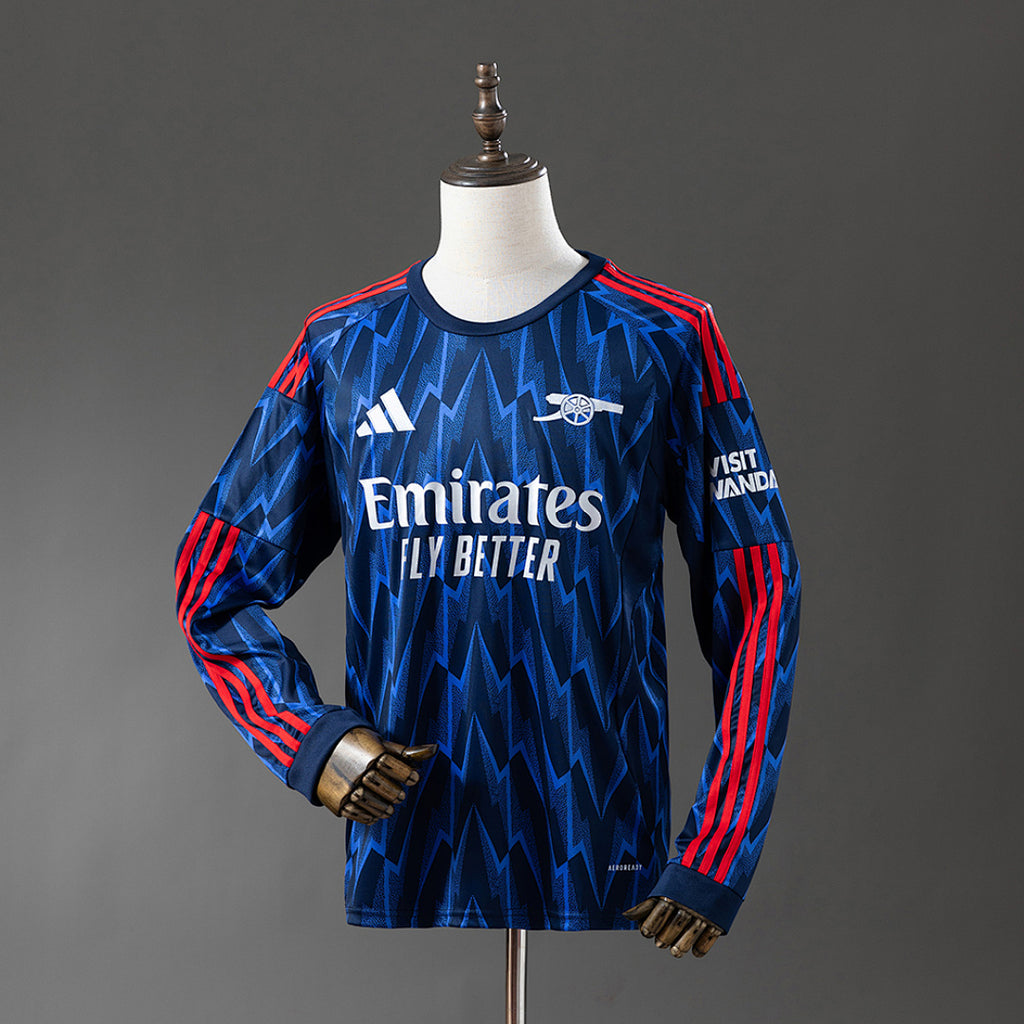 Camiseta Arsenal Visita Manga Larga 2025/26 - frente