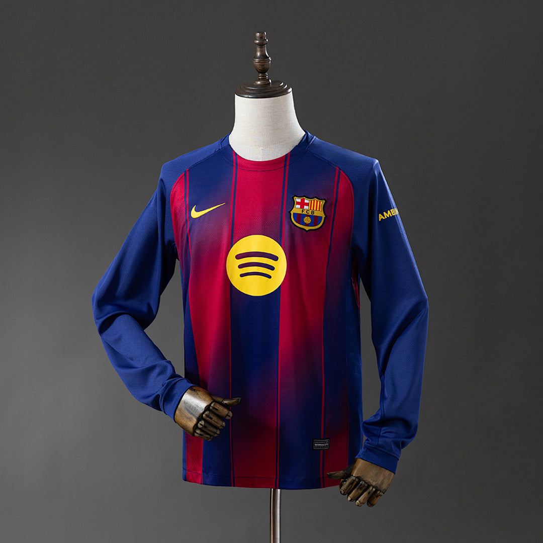 Camiseta FC Barcelona Local Manga Larga 2025/26 - frente