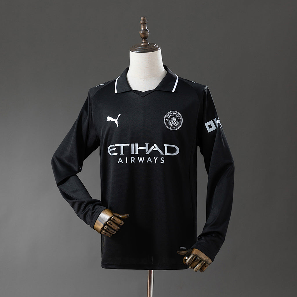 Camiseta Manchester City Visita Manga Larga 2025/26 - frente