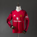 Camiseta Manchester United Local Manga Larga 2025/26 - frente