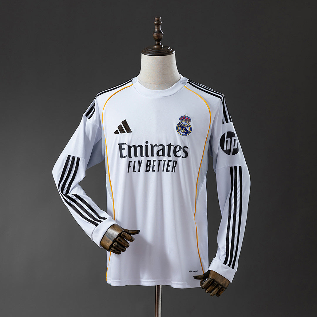 Camiseta Real Madrid Local Manga Larga 2025/26 - frente