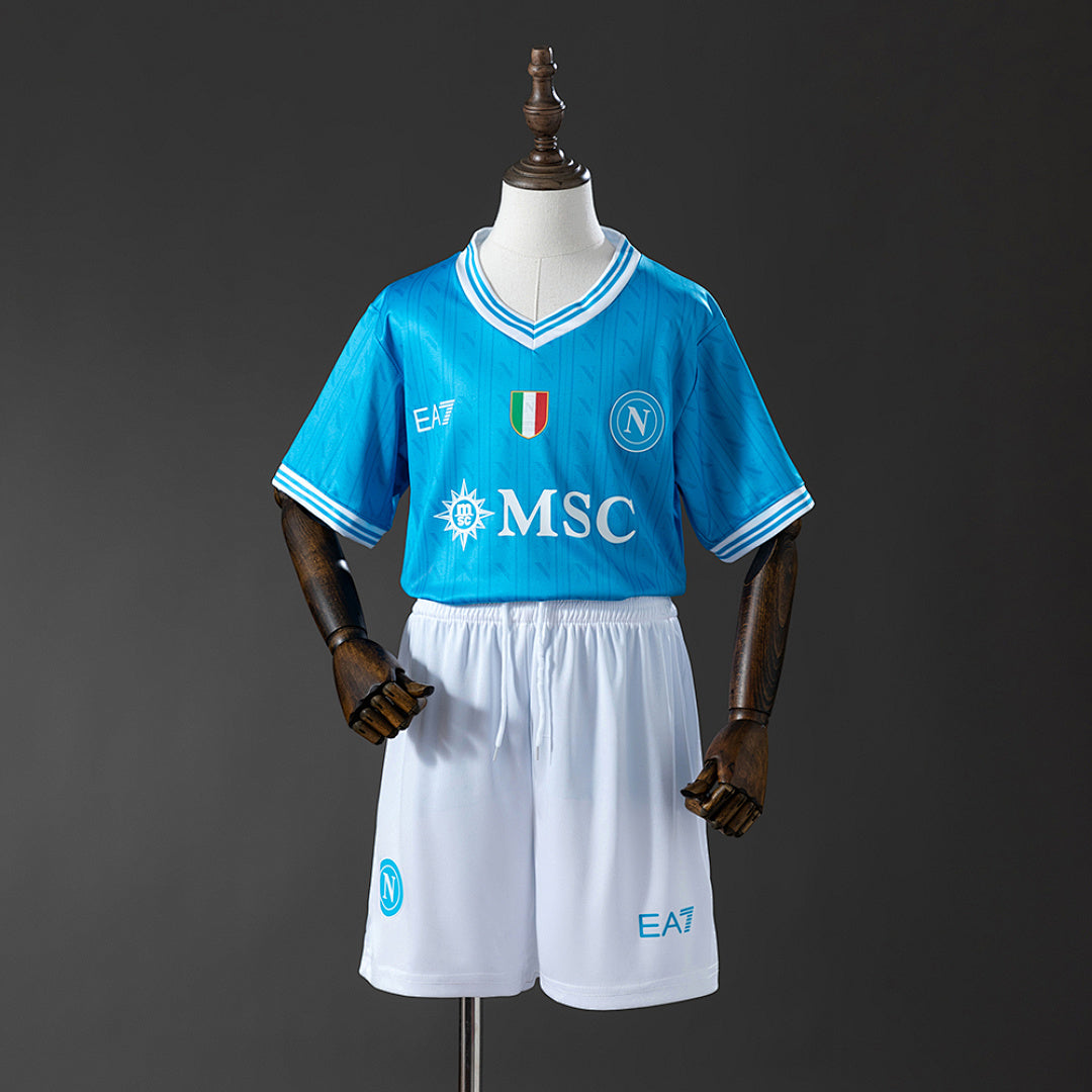 Conjunto Niños SSC Napoli Local 2025/26 - frente