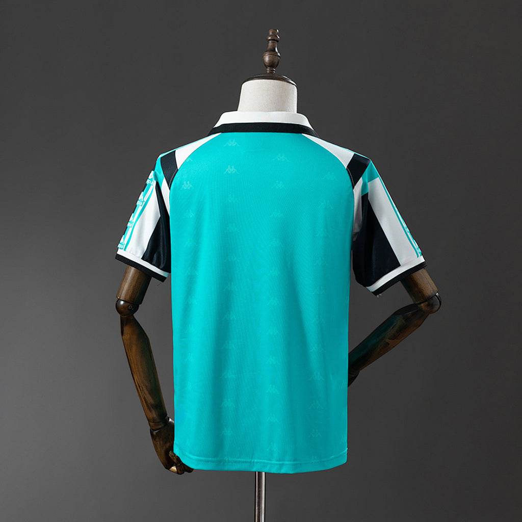 Camiseta Retro CA Osasuna Visita Turquesa y Negra 95/97 - espalda
