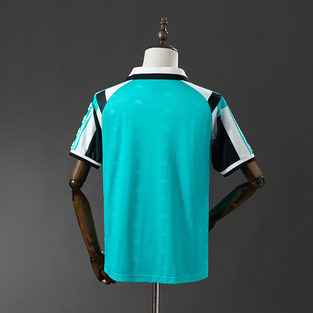 Camiseta Retro CA Osasuna Visita Turquesa y Negra 95/97 - espalda