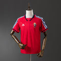 Camiseta Retro CA Osasuna Local Burdeos y Roja 95/97 - frente
