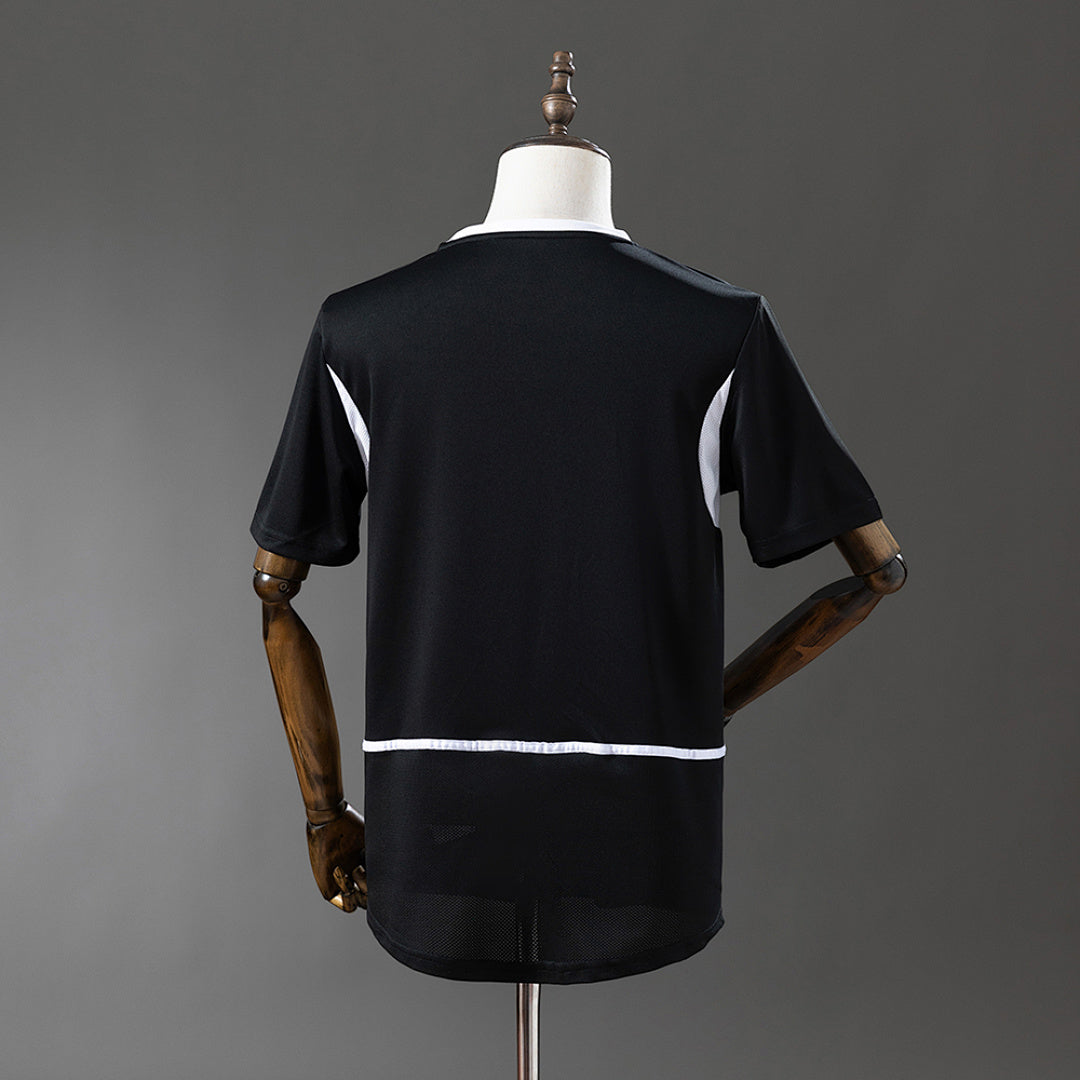 Camiseta Retro Brasil Portero Negra 2002 - espalda
