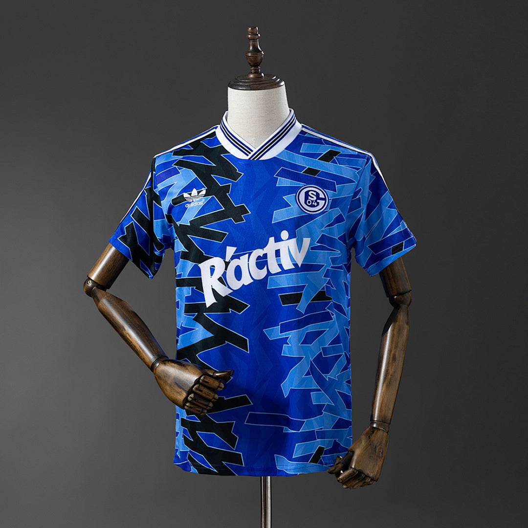 Camiseta Retro Schalke 04 Local 92/93 - frente