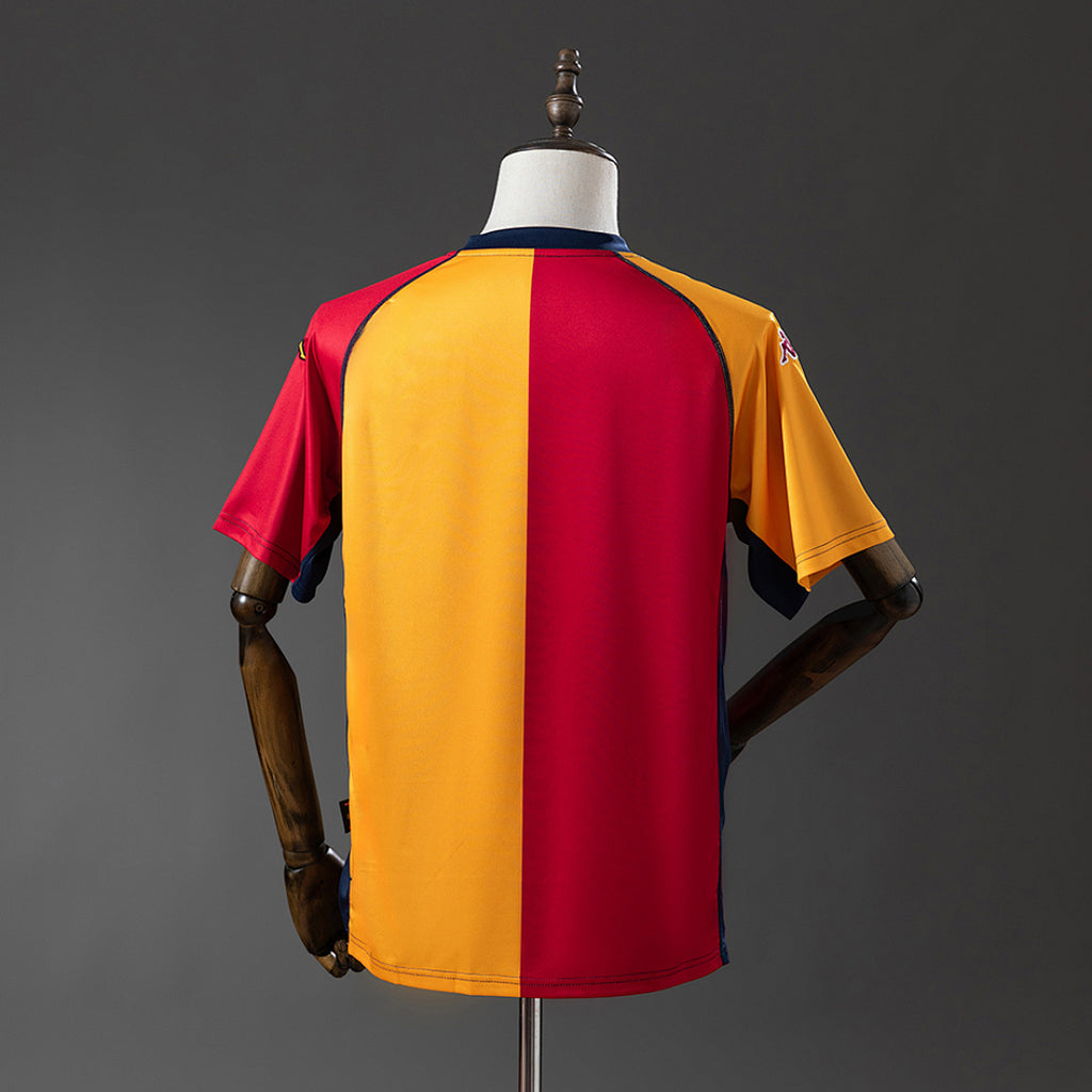 Camiseta Retro AS Roma Edición Campeón 01/02 - espalda