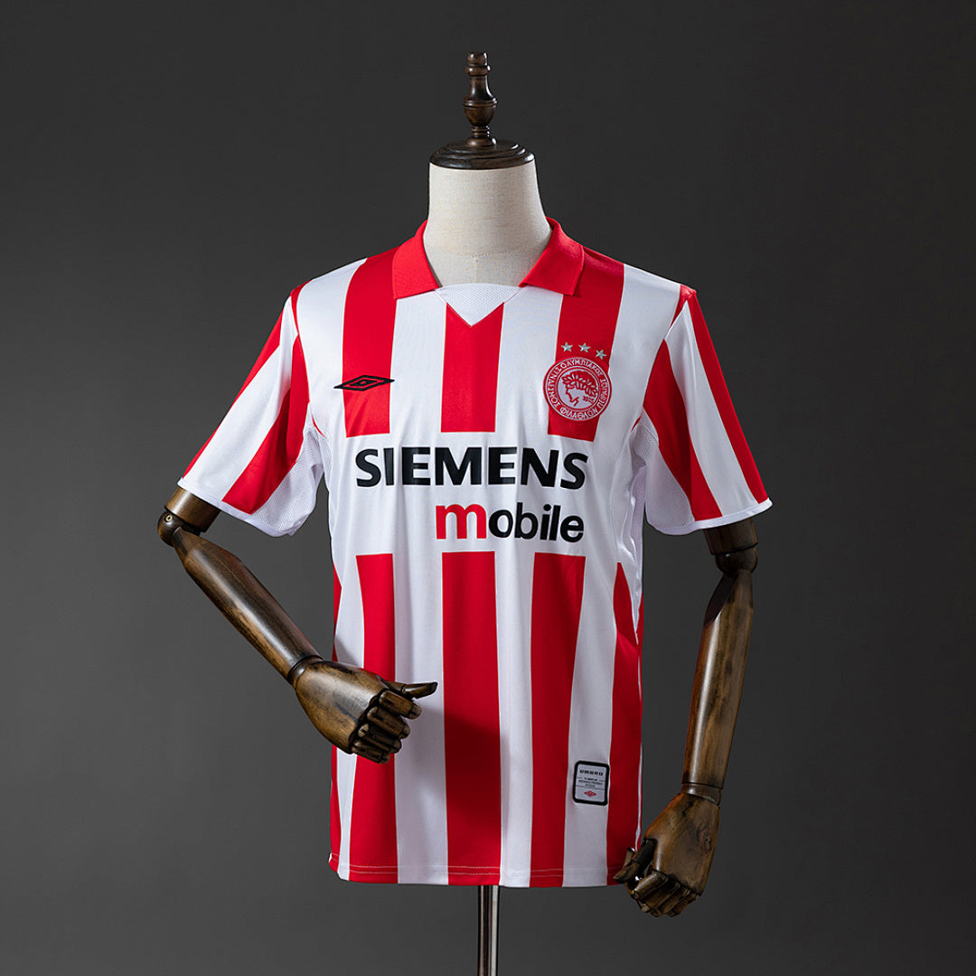 Camiseta Retro Olympiacos Local 04/05 - frente
