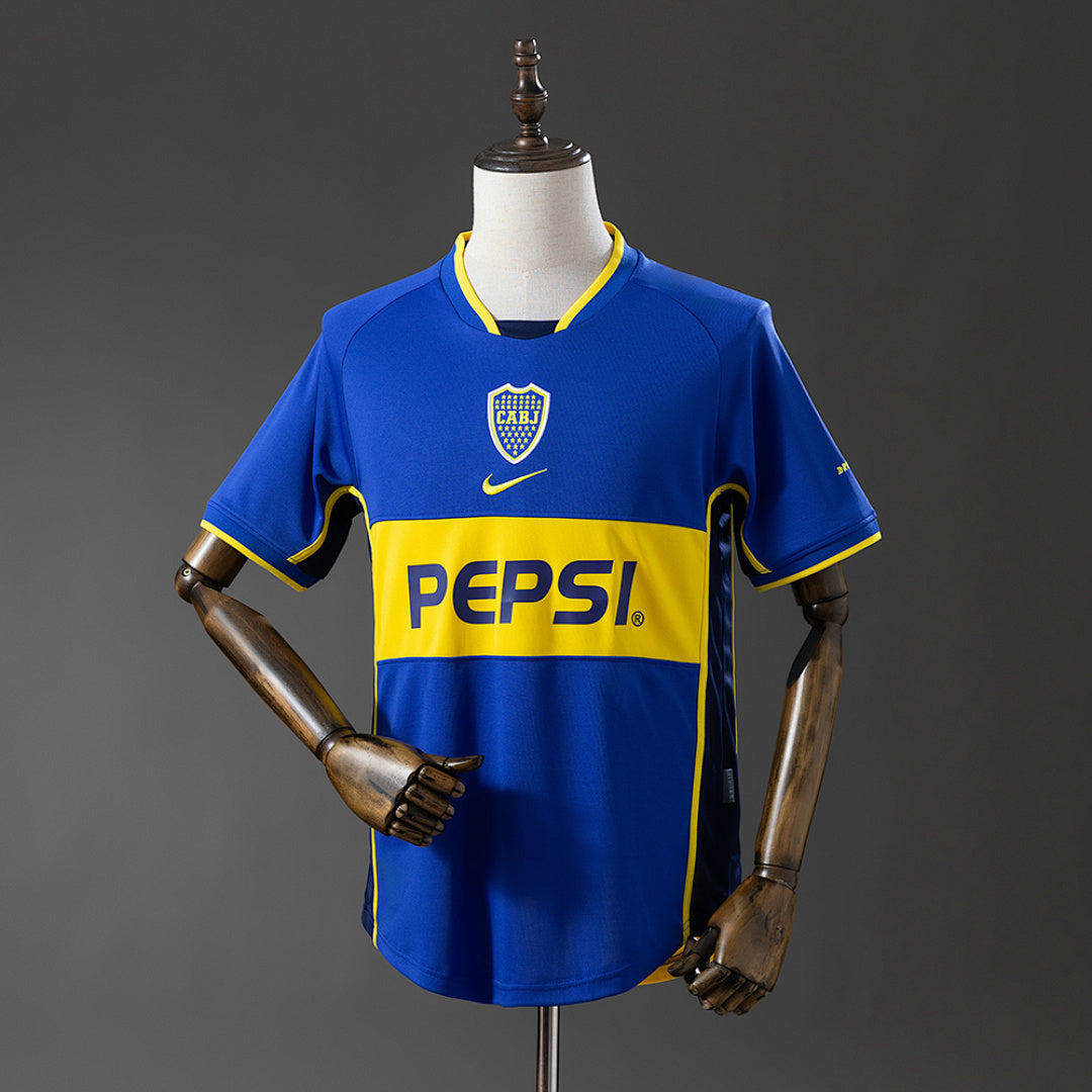 Camiseta Retro Boca Juniors Local 02/03 - frente