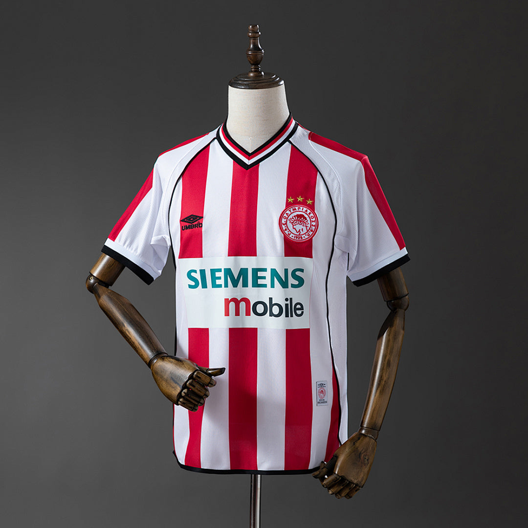 Camiseta Retro Olympiacos Local 01/02 - frente