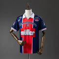Camiseta Retro PSG Local Negra y Gris 91/92 - frente