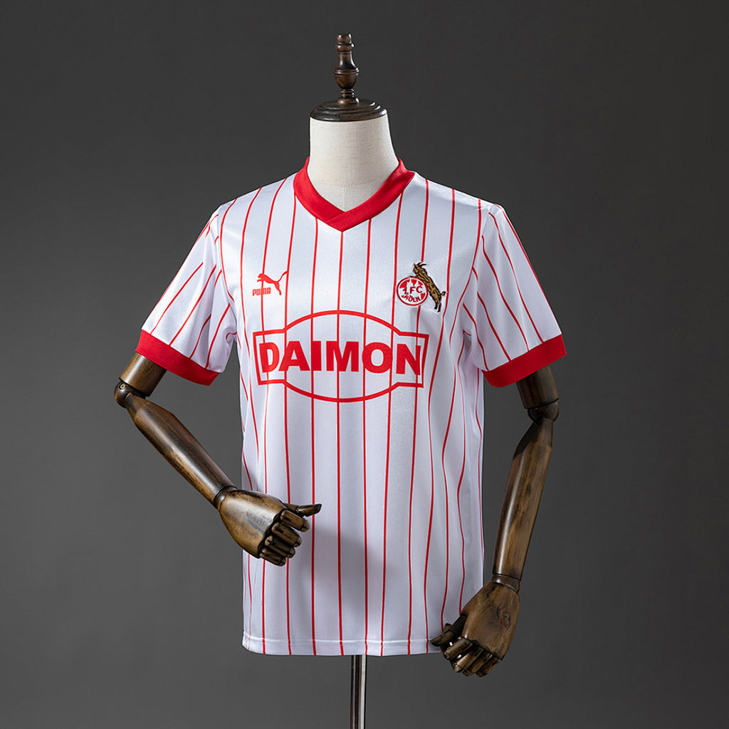 Camiseta Retro 1. FC Köln Local 86/87 - frente