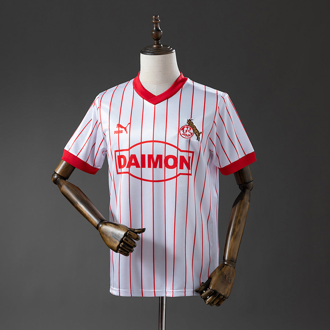 Camiseta Retro 1. FC Köln Local 86/87 - frente
