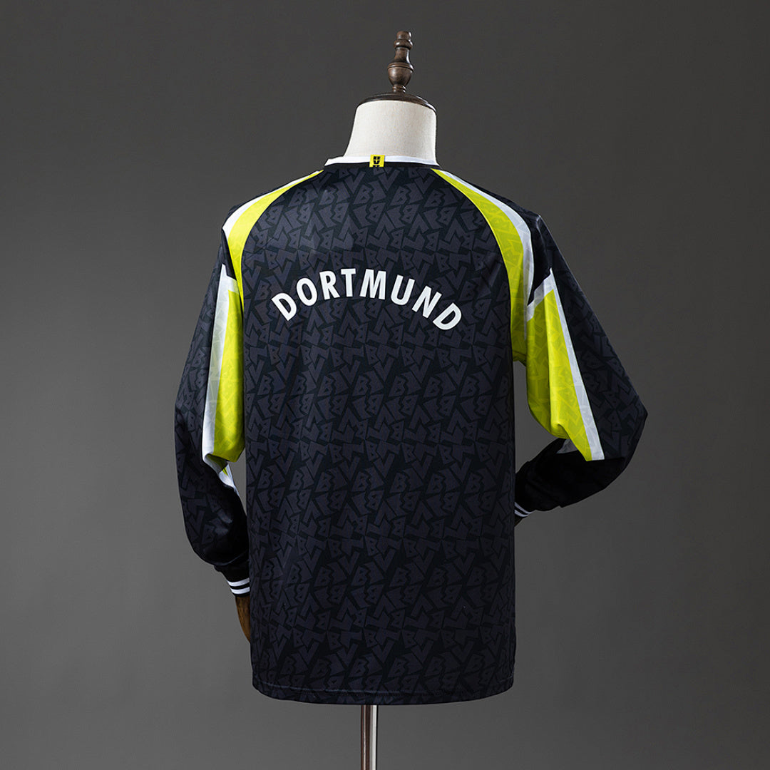 Camiseta Retro Borussia Dortmund Visita Manga Larga 95/96 - espalda
