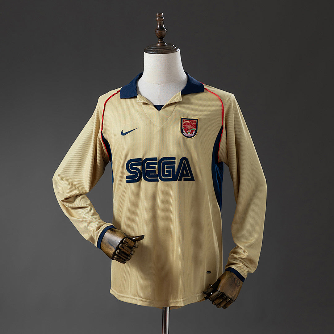 Camiseta Retro Arsenal Visita Manga Larga 01/02 - frente