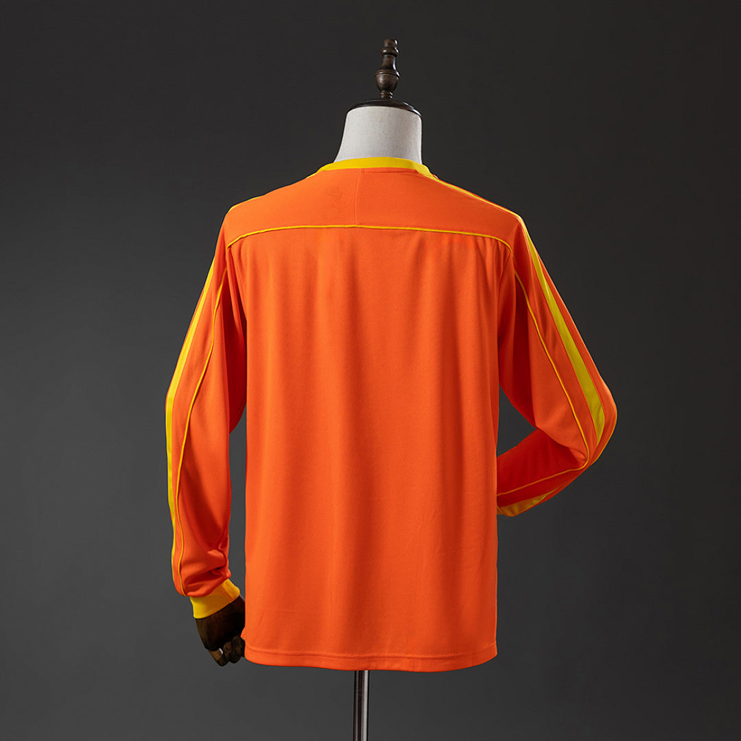 Camiseta Retro Brasil Portero Manga Larga 1998 - espalda