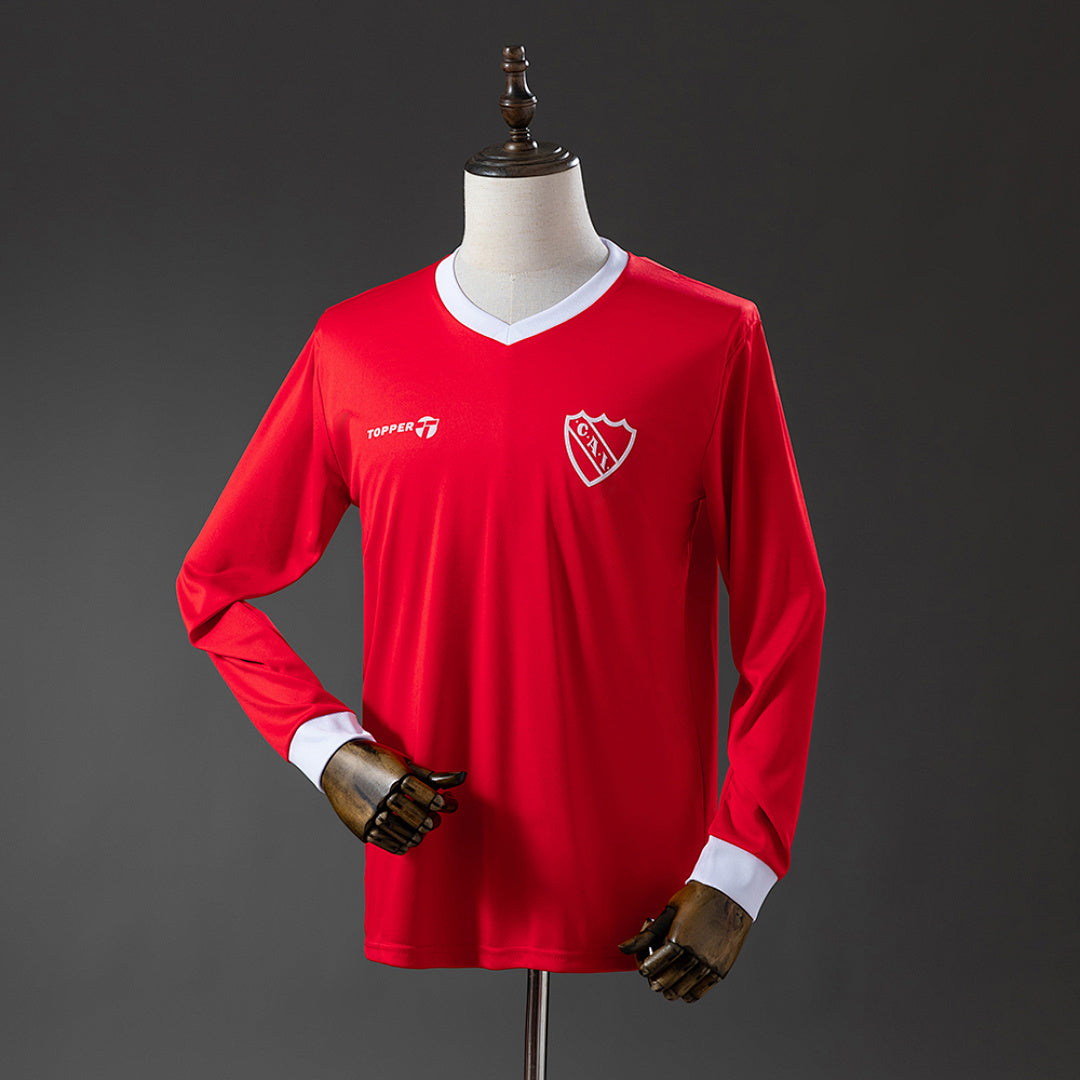 Camiseta Retro Independiente Local Manga Larga 82/85 - frente