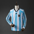 Camiseta Retro Argentina Local Manga Larga 1998 - frente