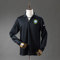 Camiseta Retro Brasil Negra Edición Especial Manga Larga 2004 - frente