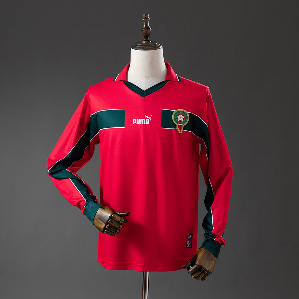 Camiseta Retro Marruecos Visita Manga Larga 1998 - frente