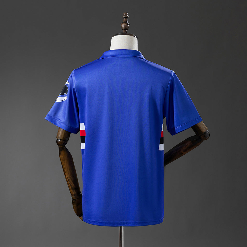 Camiseta Retro Sampdoria Local Azul Marino 94/95 - espalda
