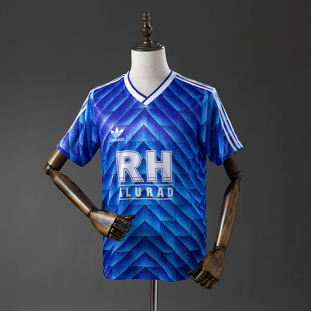 Camiseta Retro Schalke 04 Local 88/89 - frente