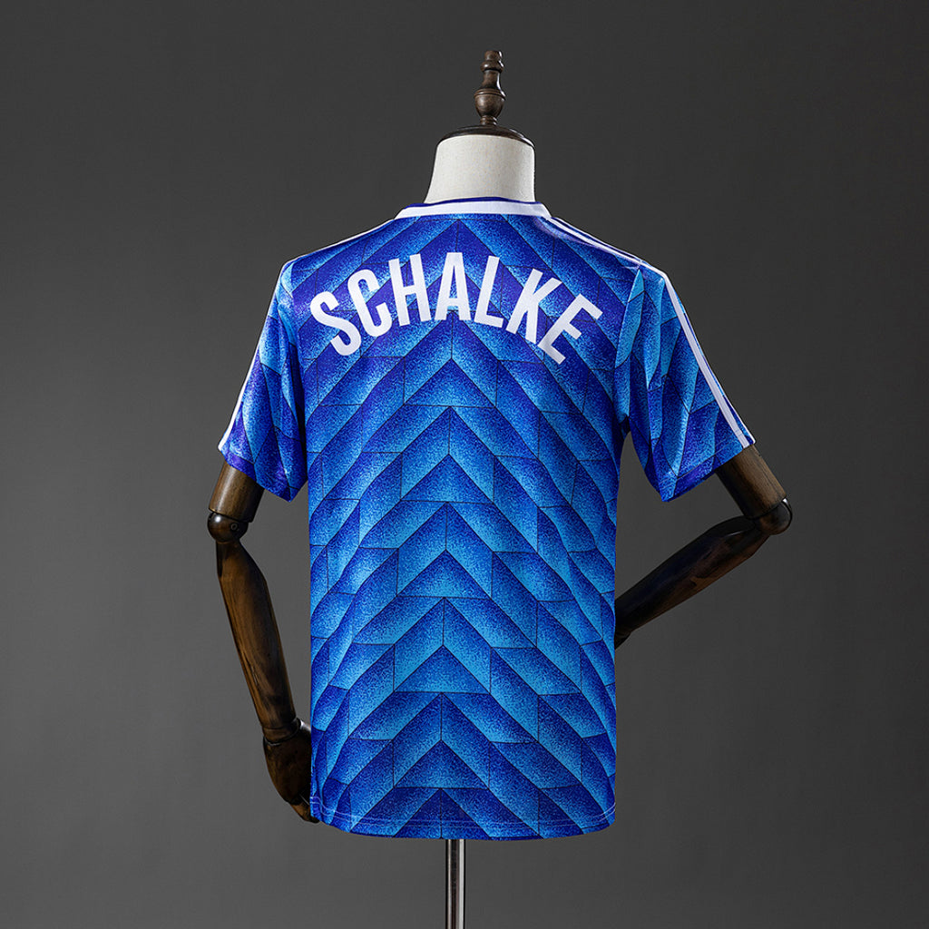 Camiseta Retro Schalke 04 Local 88/89 - espalda