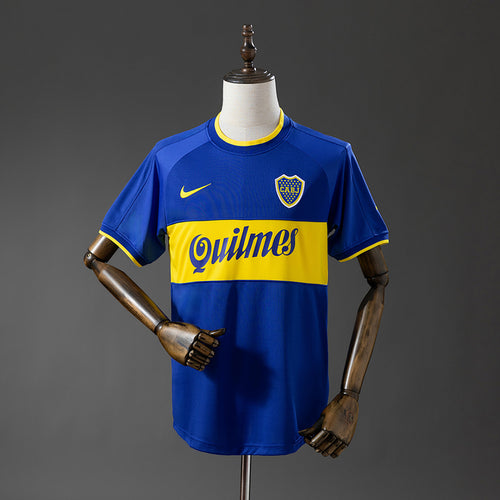 Camiseta Retro Boca Juniors Local 00/01 - frente