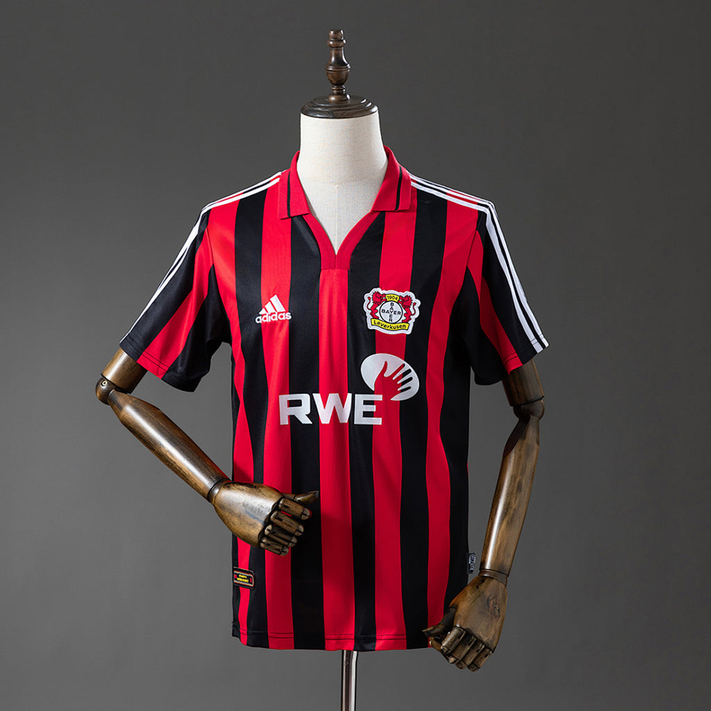 Camiseta Retro Bayer Leverkusen Local 01/02 - frente