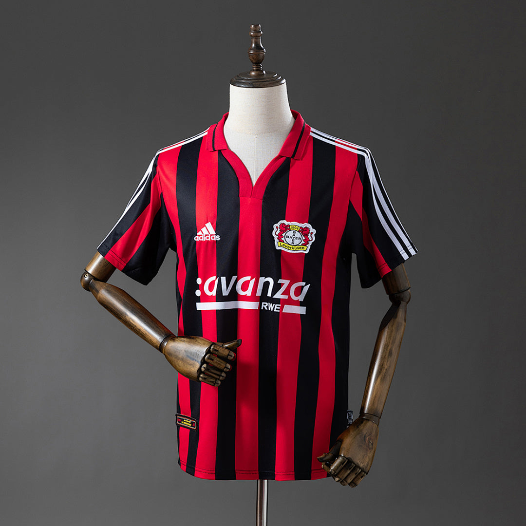 Camiseta Retro Bayer Leverkusen Local 00/01 - frente