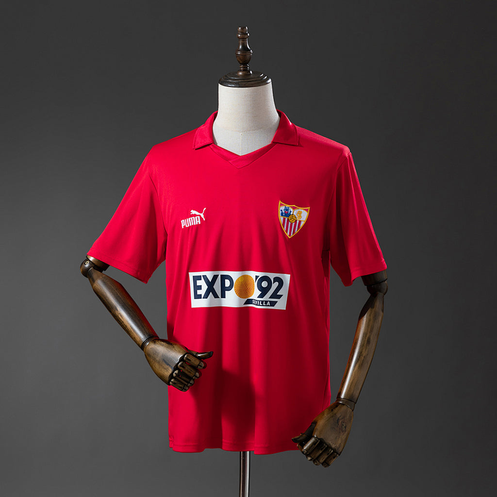 Camiseta Retro Sevilla FC Visita 87/90 - frente