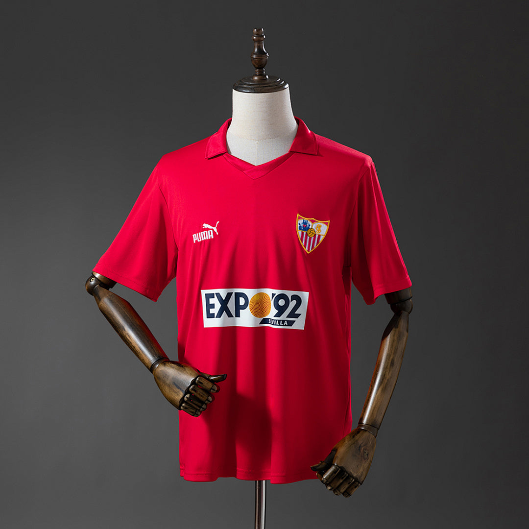 Camiseta Retro Sevilla FC Visita 87/90 - frente