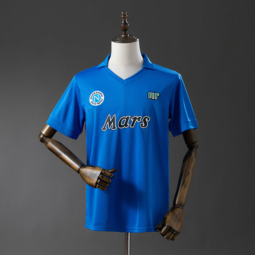 Camiseta Retro SSC Napoli Local 89/90 - frente